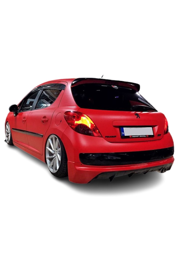 Plastic Rear Bumper Diffuser for Peugeot 207 (2006–2012) – Sporty Rear Splitter Attachment