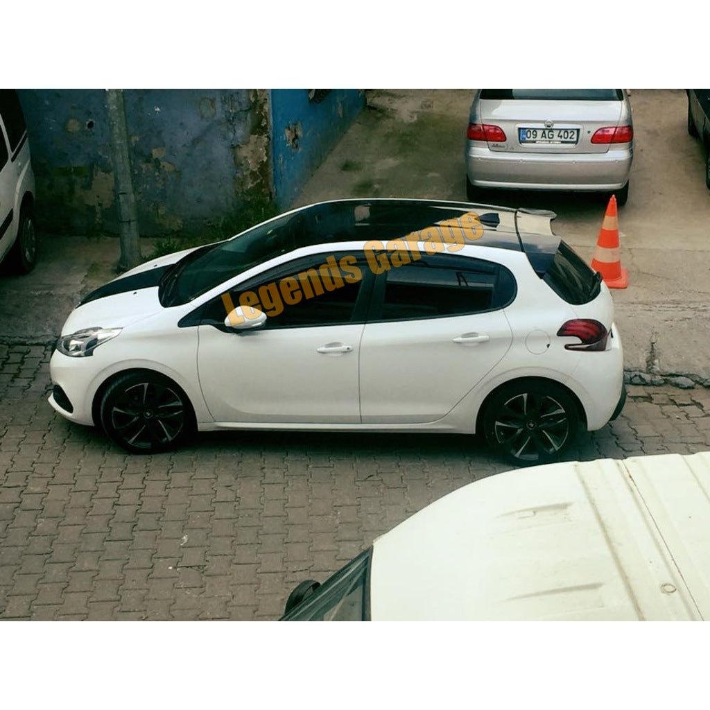 Sporty Rear Spoiler for Peugeot 208 (2012–2019) – Stylish Modification Extension Wing
