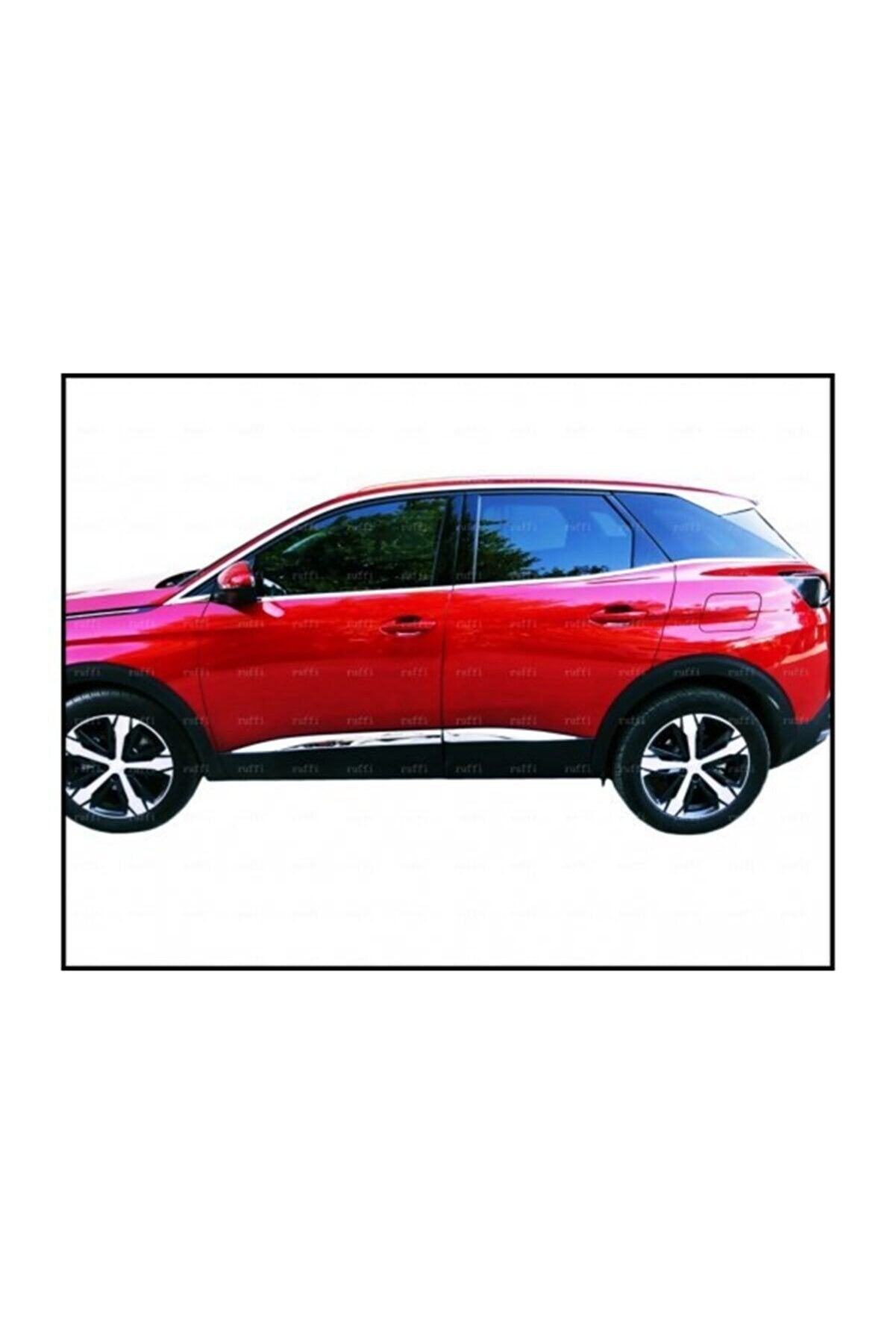 Premium Chrome Window Trim for Peugeot 3008 – Sleek Middle Strip Frame Styling Kit