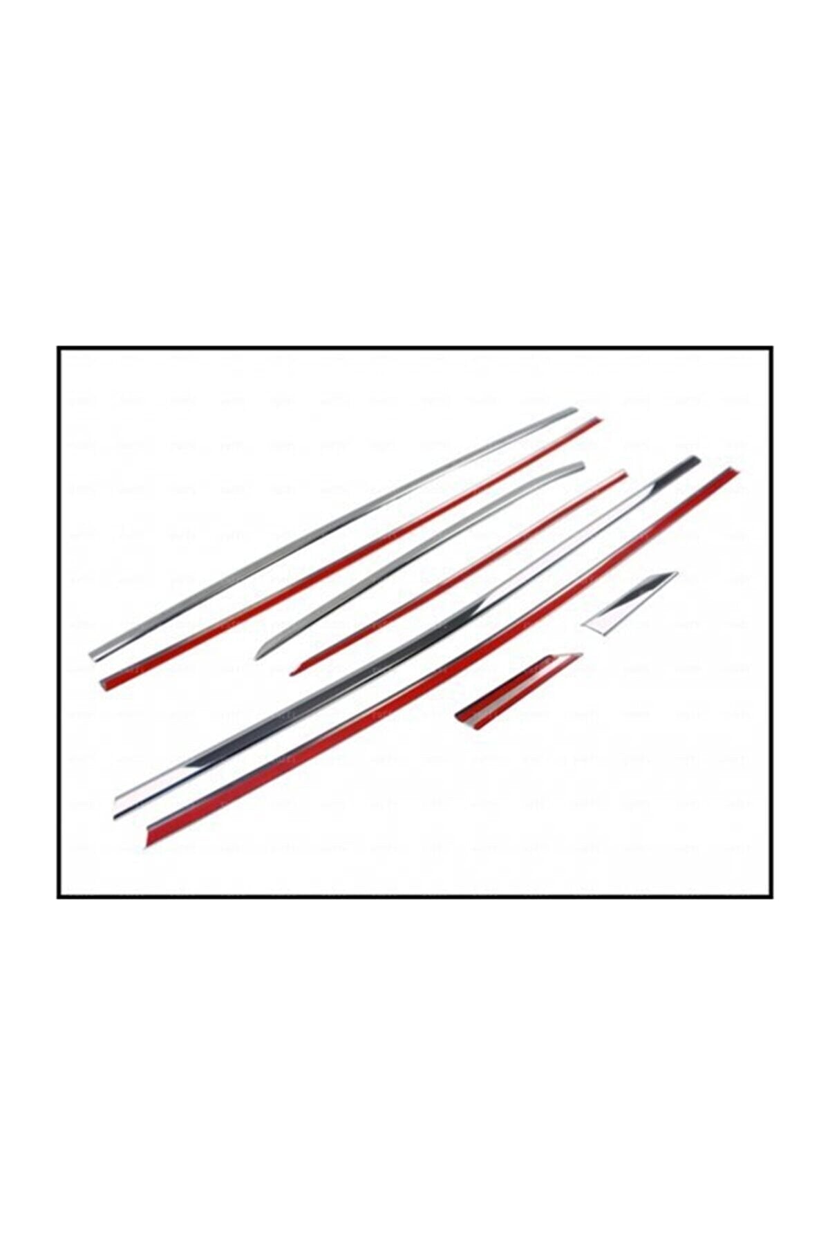 Premium Chrome Window Trim for Peugeot 3008 – Sleek Middle Strip Frame Styling Kit