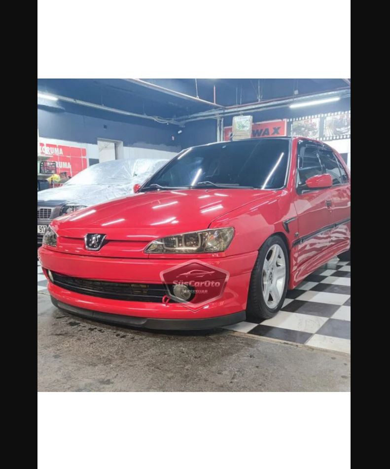 Flexible H-Style Front Lip for Peugeot 306 (1993–2002) – 2PCS Splitter Tongue Attachment