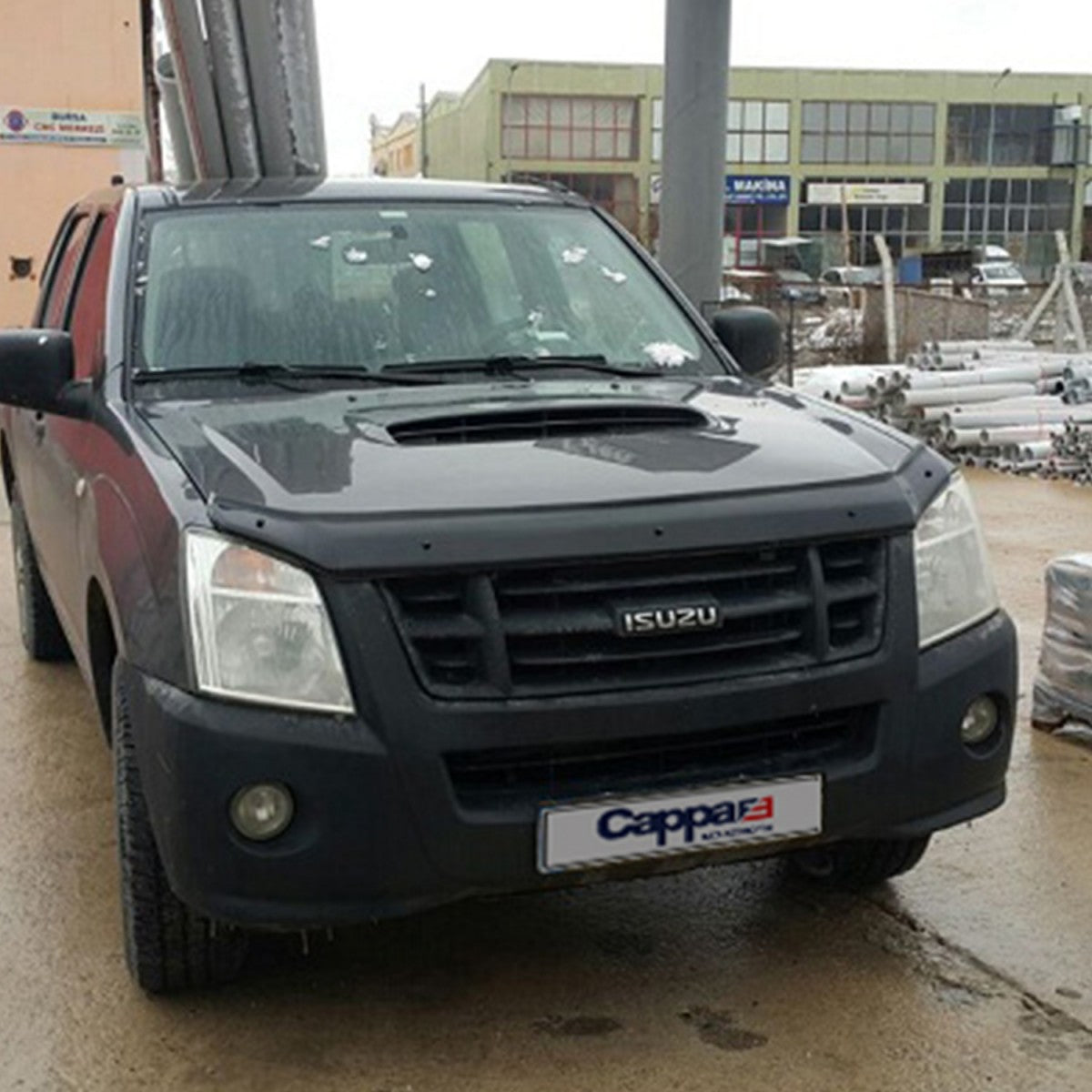 For Isuzu D-Max 2002–2012 Front Hood Deflector – Bug Shield Spoiler Guard for Hood Protection