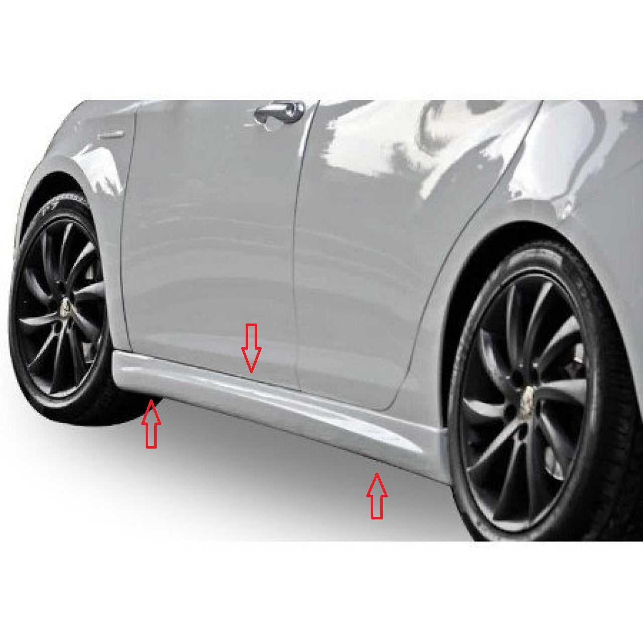 Premium Alfa Romeo Giulietta Side Skirts Threshold Sill Trim (2010-2020) – Perfect Fit & Protection Unpainted Unprimed