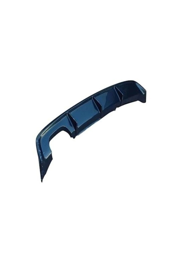 Custom One Outlet Glossy Black Rear Diffuser for Seat Leon Mk3.5 (2017–2020) – Sporty Upgrade