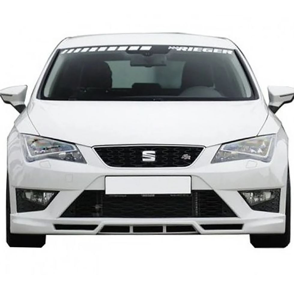 Regr Style Front Bumper Lip Extension for Seat Leon Mk3 (2012–2016) – Aggressive Spoiler Splitter Upgrade