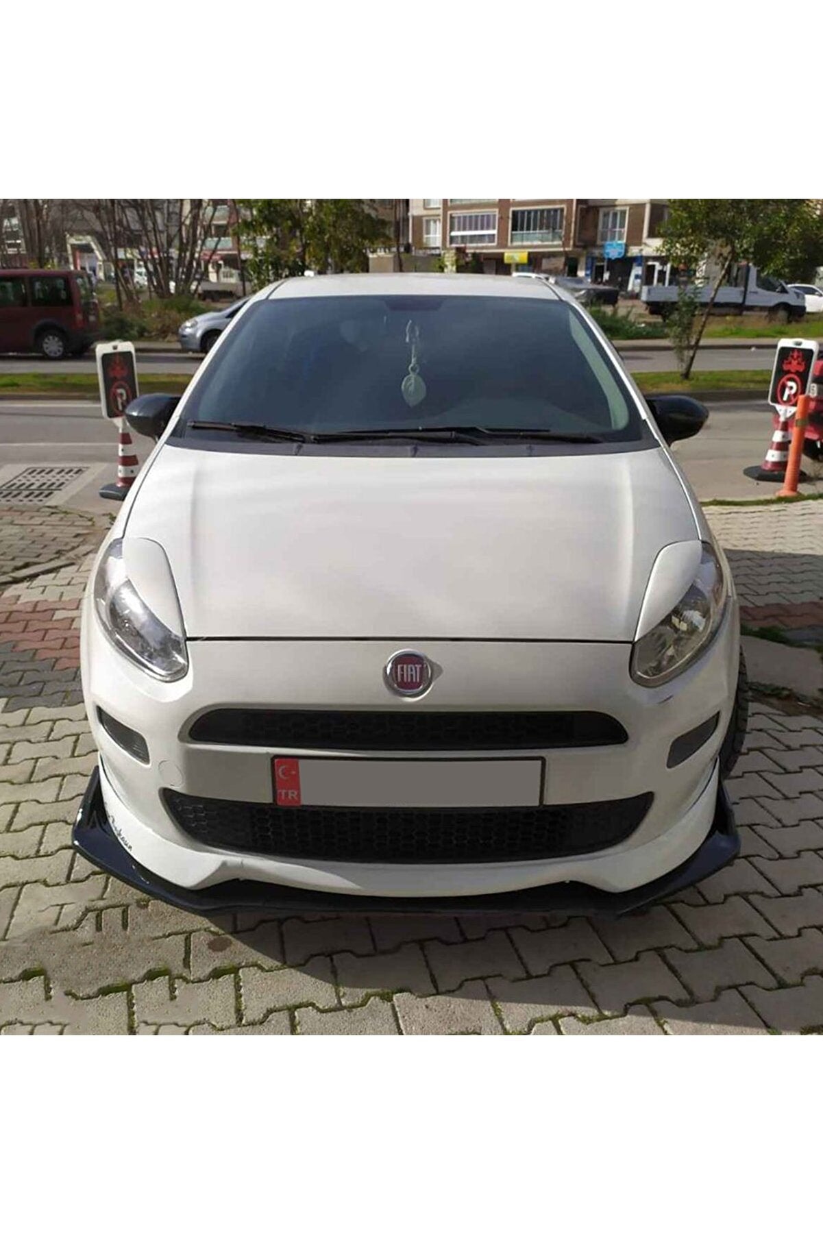 For Fiat Punto 2003–2020 Front Bumper Attachment Lip – Durable Lower Splitter Spoiler