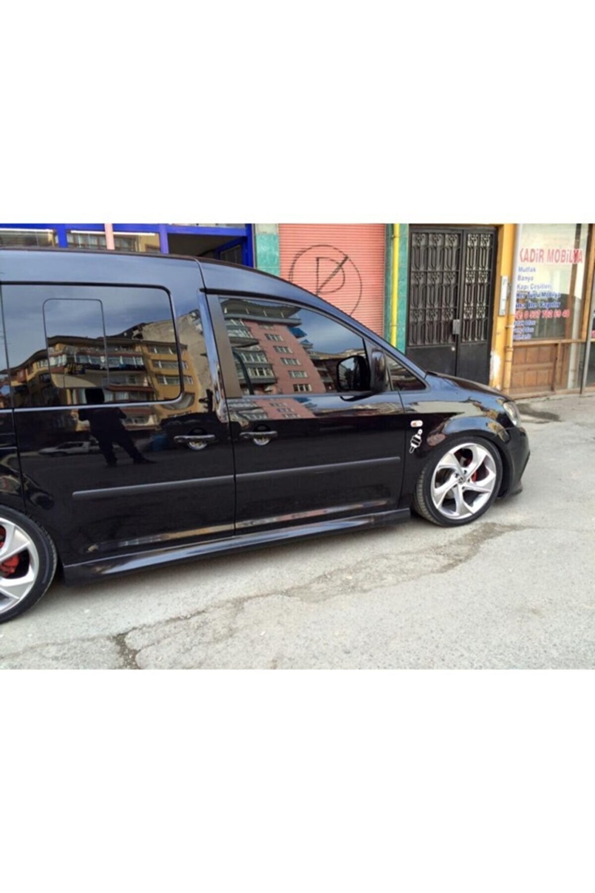 Side Skirt Set for VW Volkswagen Caddy (2003–2020) – Unpainted Plastic Panels