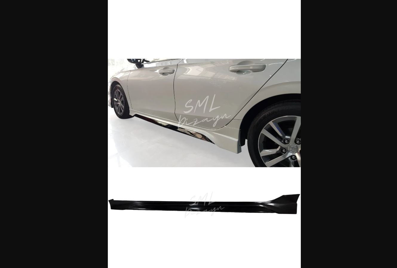 Plastic Side Skirts Sills for New Honda Civic FE1 (2022–2023) – Sleek & Durable Exterior Upgrade