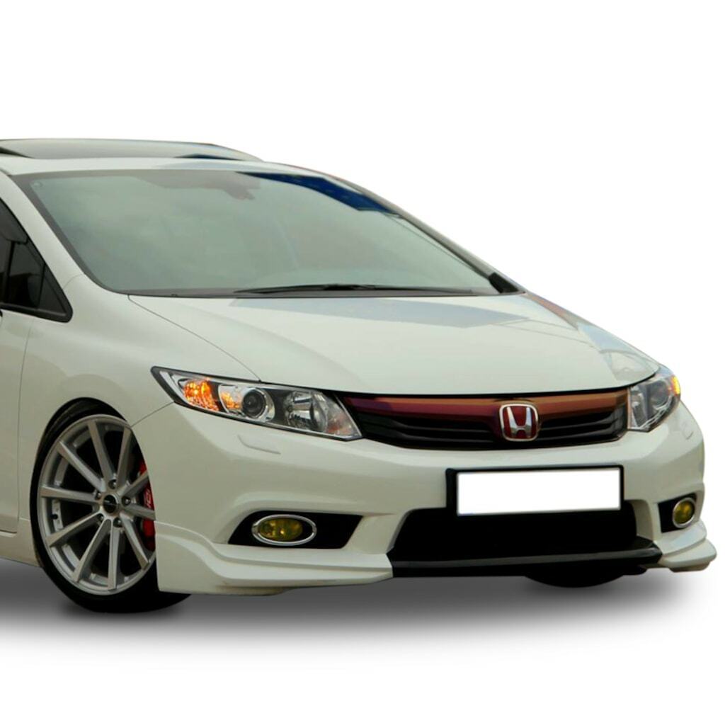 For Honda Civic FB7 (2012–2016) Modulo Black Edition Front Bumper Extension Lip