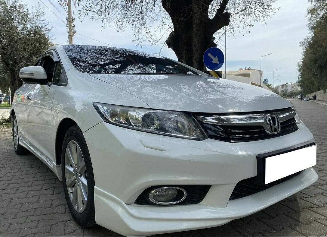 For Honda Civic FB7 (2012–2016) Modulo Black Edition Front Bumper Extension Lip
