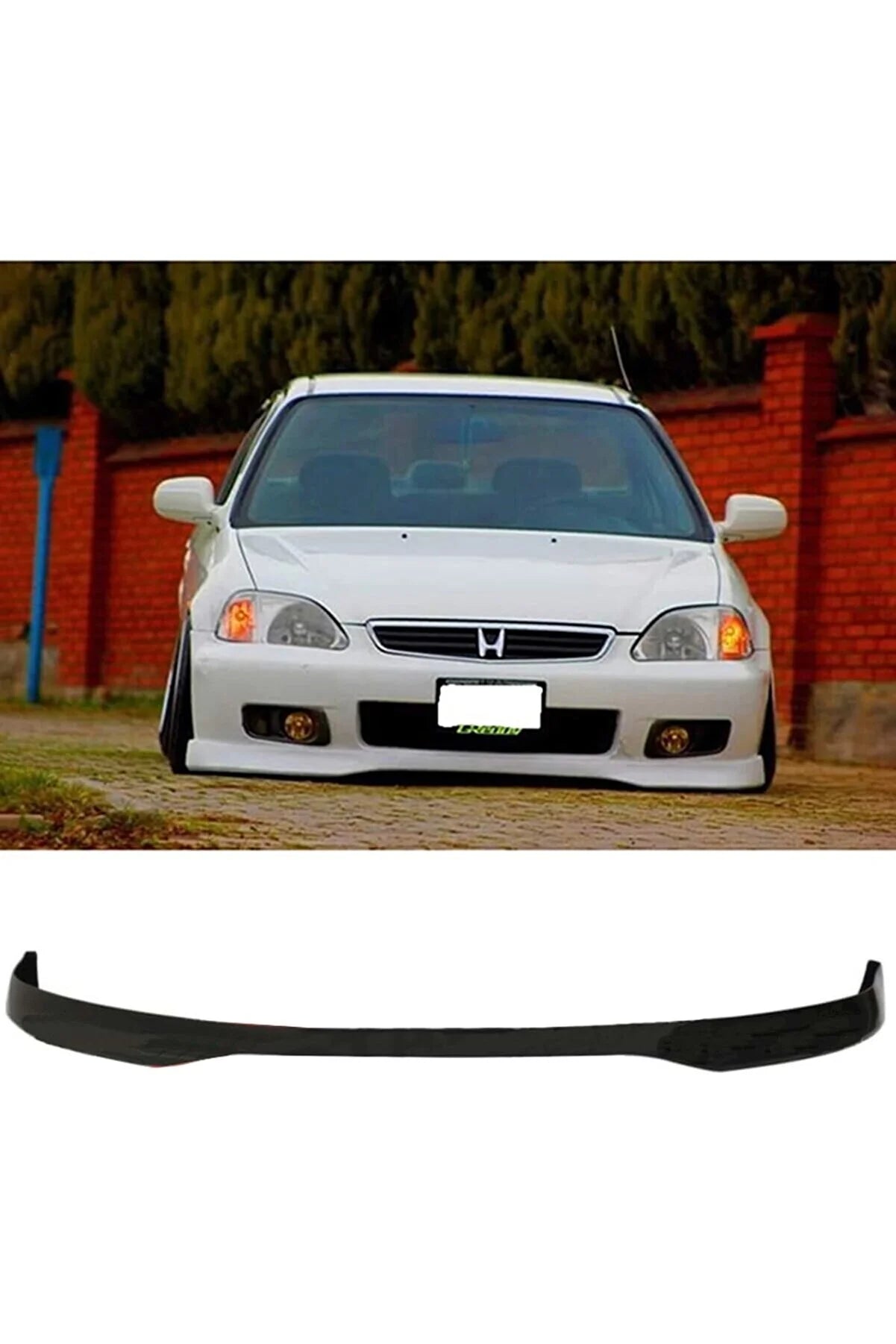 For Mugen Style Front Lip for Honda Civic (1996-1999) – Aggressive Look & Aerodynamic Performance