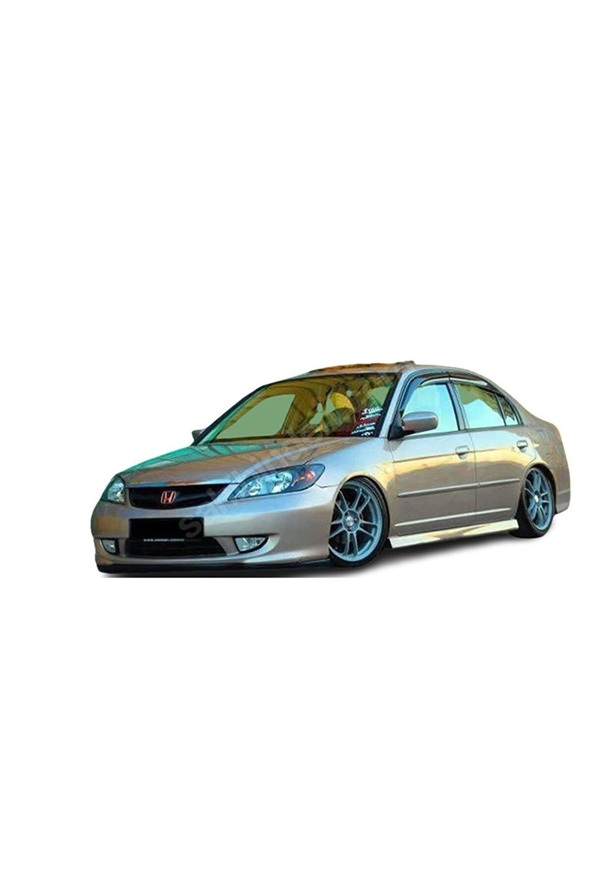 Unpainted Plastic Side Skirt Set for Honda Civic VTEC 2 (2001–2006) – OEM Fit, Ready to Customize