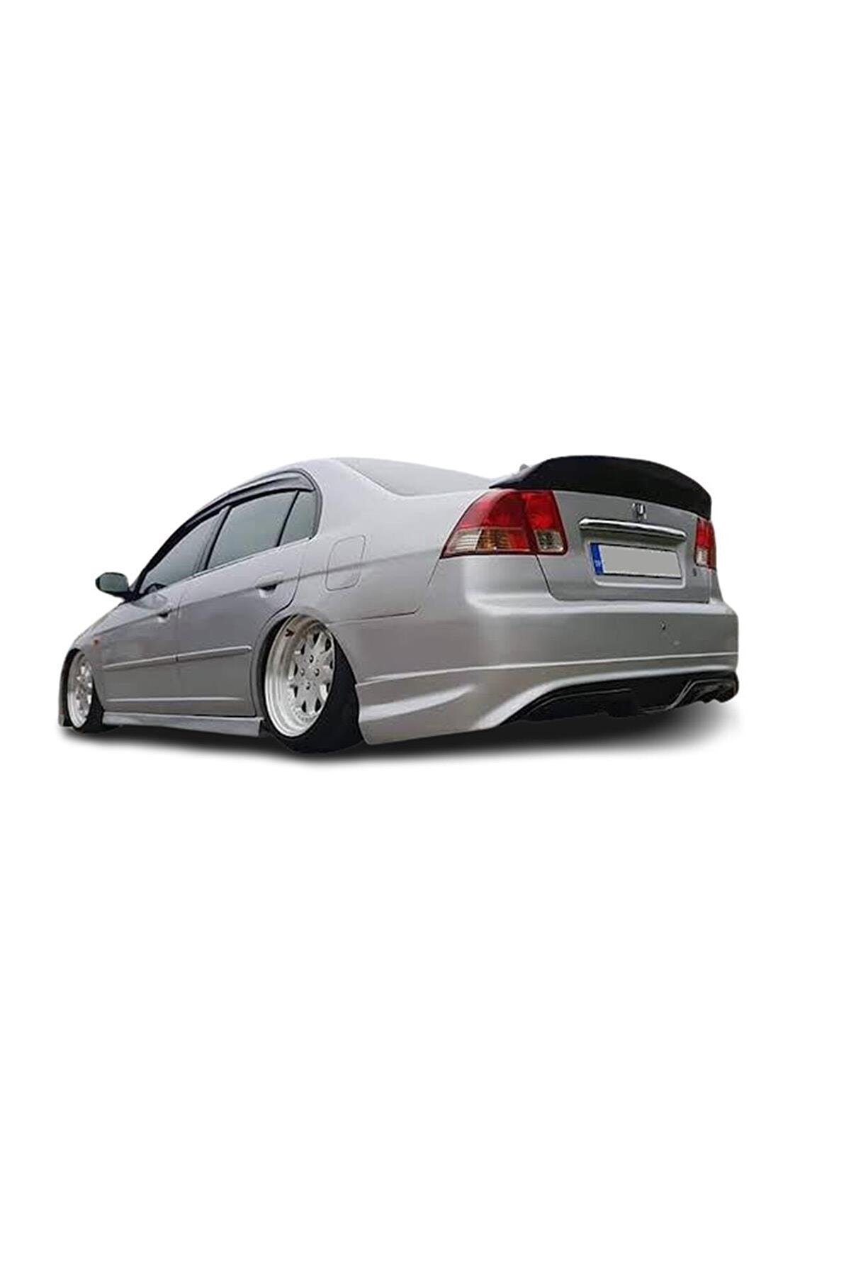 Unpainted Plastic Side Skirt Set for Honda Civic VTEC 2 (2001–2006) – OEM Fit, Ready to Customize