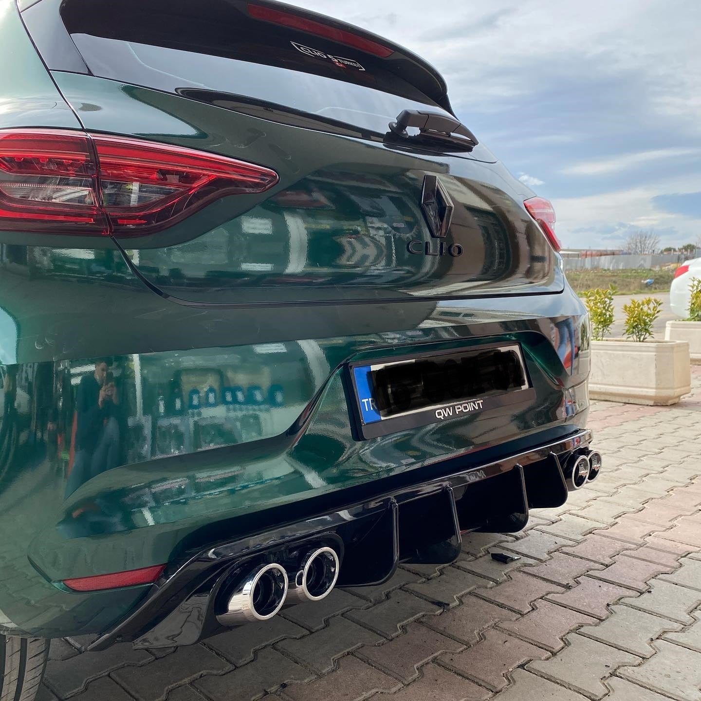 For Renault Clio 5 Rear Bumper Diffuser Extension – 2019-2022 Rear Bumper Attachment