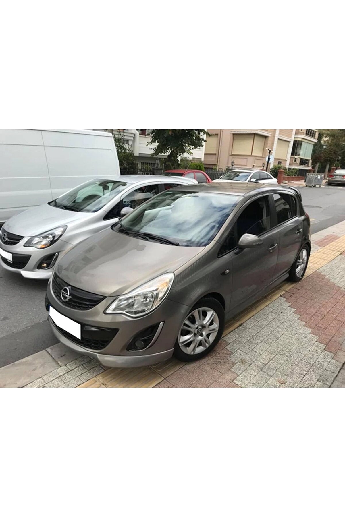 For Stinmtz Style Front Lip Spoiler for Opel Corsa D (2011–2014) UNPAINTED – Sporty Front Bumper Splitter Upgrade