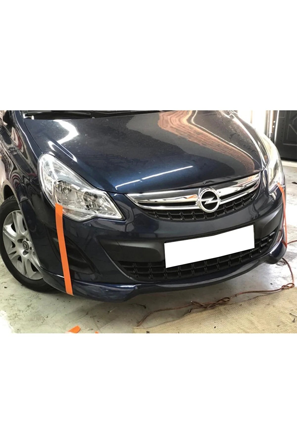 For Stinmtz Style Front Lip Spoiler for Opel Corsa D (2011–2014) UNPAINTED – Sporty Front Bumper Splitter Upgrade
