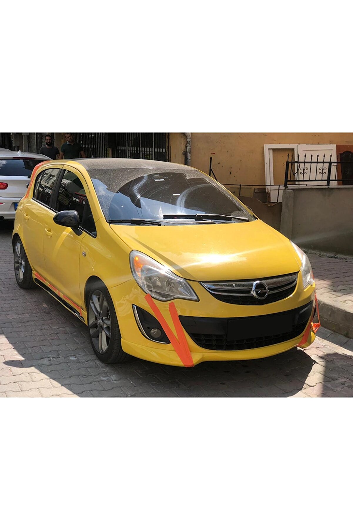 For Stinmtz Style Front Lip Spoiler for Opel Corsa D (2011–2014) UNPAINTED – Sporty Front Bumper Splitter Upgrade
