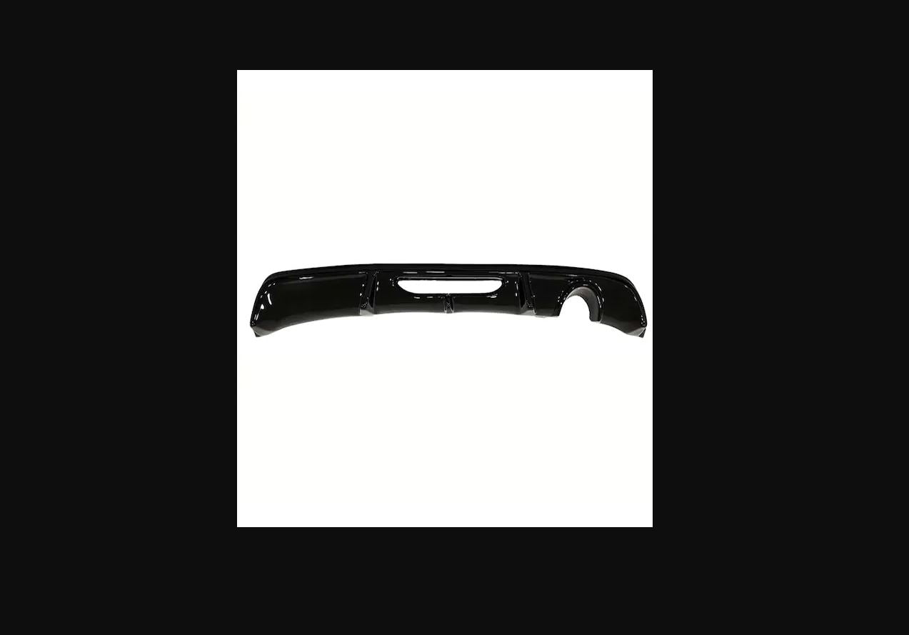 For Opel Corsa F Race Diffuser Piano Black Right Single Outlet (2019–2022) – Sporty Rear Bumper Upgrade