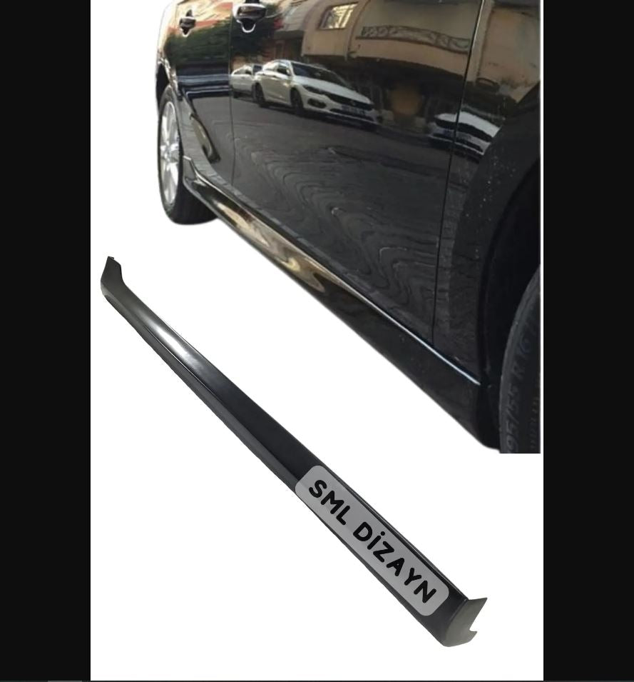 Plastic Side Skirts for Opel Corsa F (2019–2025) Unpainted Unprimed – Durable Side Sills Upgrade
