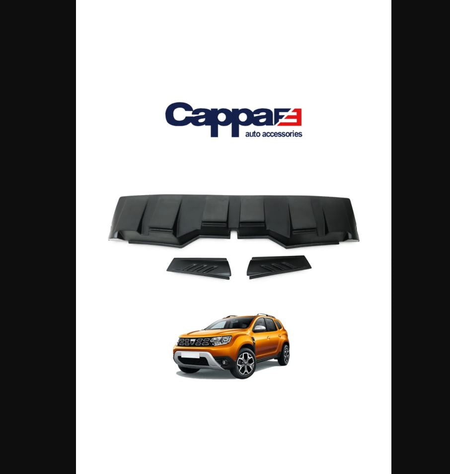 For Dacia Duster Rear Window Spoiler – 3-Piece Set | Compatible with 2018–2024 | Sporty Rear-End Upgrade