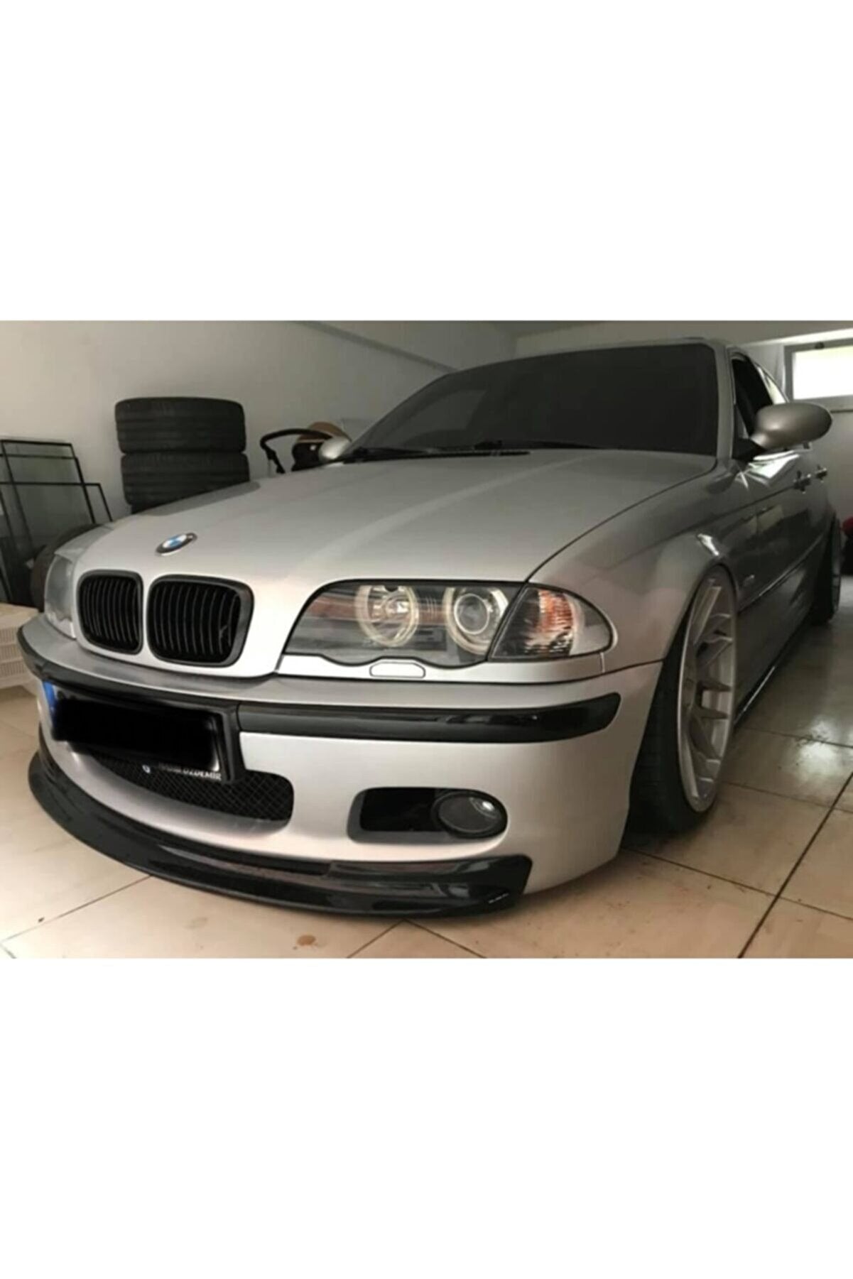 Front Splitter Lip For Bmw E46 M Tech / M Sport 1997-2006 CSL Style Front Bumper Attachment