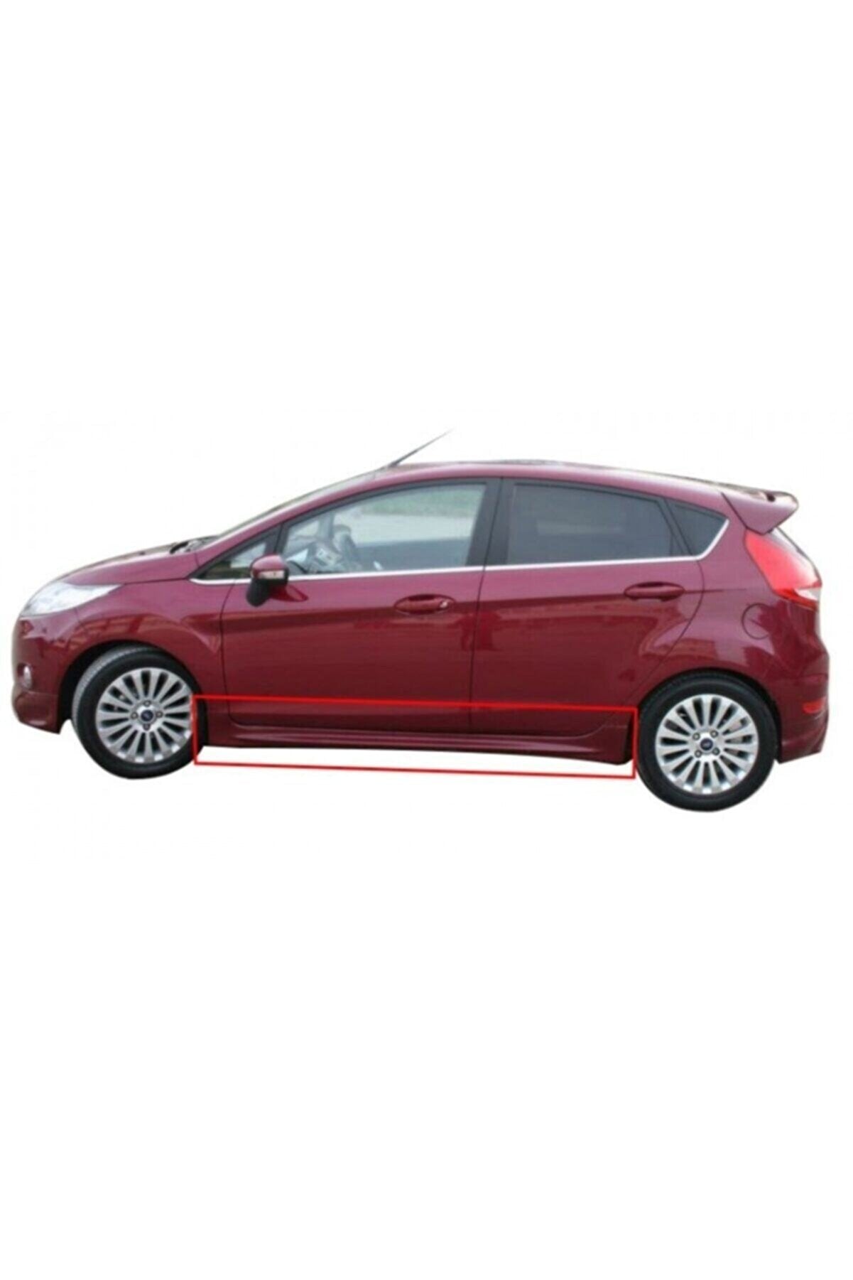 For Ford Fiesta Series (2008–2016) Side Skirting Set – Plastic Unpainted Side Sills