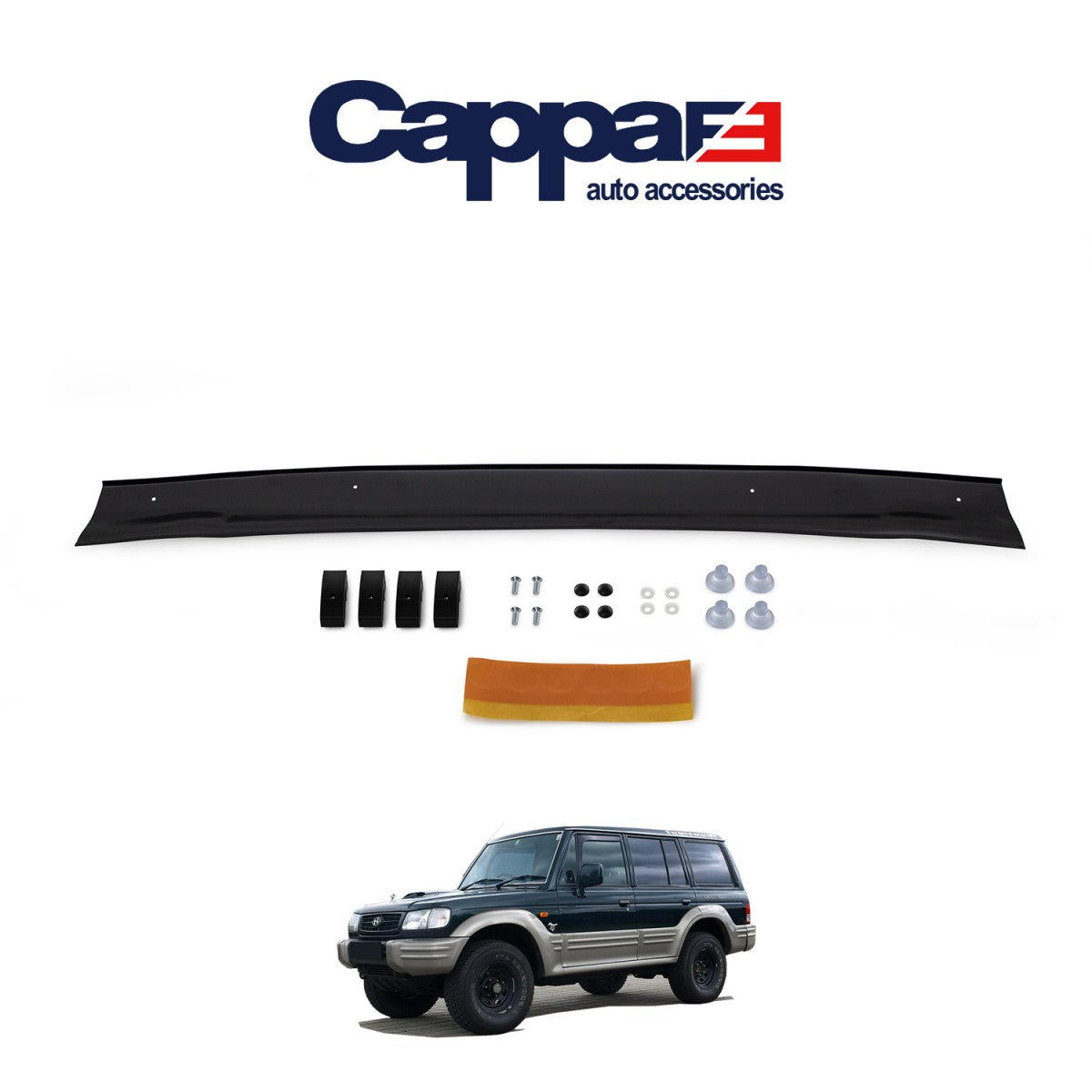 For Hyundai Galloper Front Hood Protection Spoiler – Bug Shield & Hood Deflector Guard (1997–2003)