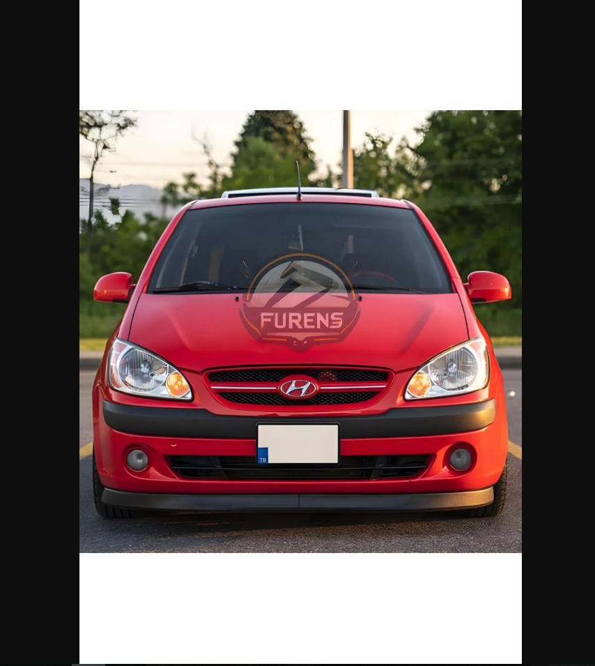 For Hyundai Getz Front H-Lip Flexible Front Lip Splitter – 2 Pieces (2001–2011)