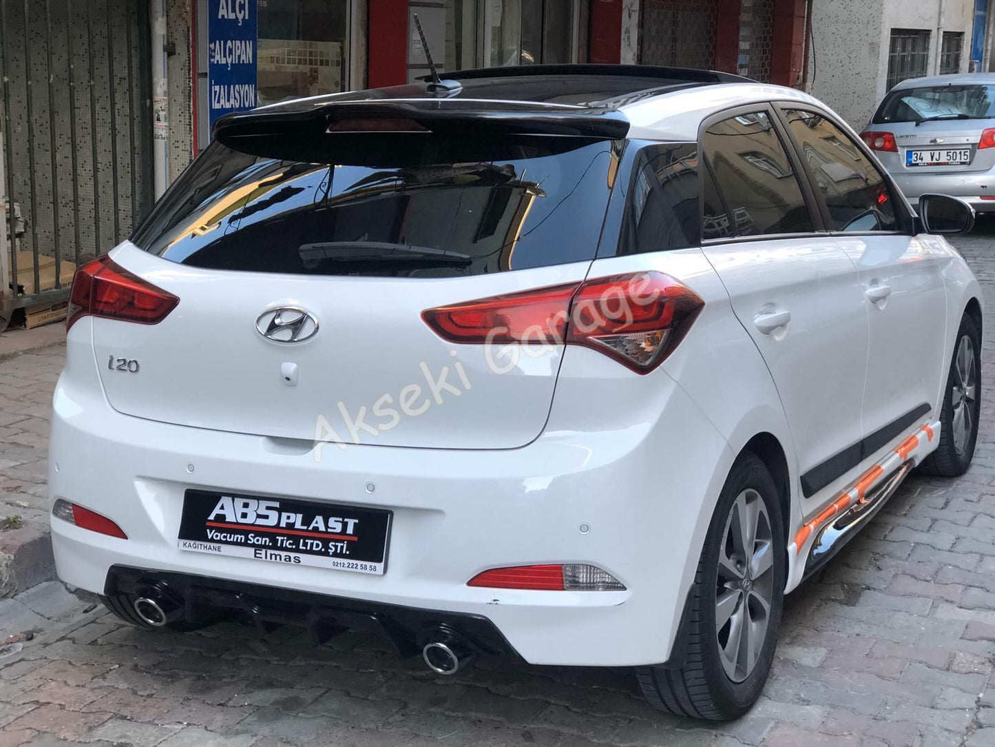For Hyundai i20 Spoiler (2014–2018) – Unpainted & Unprimed Rear Spoiler for Custom Styling