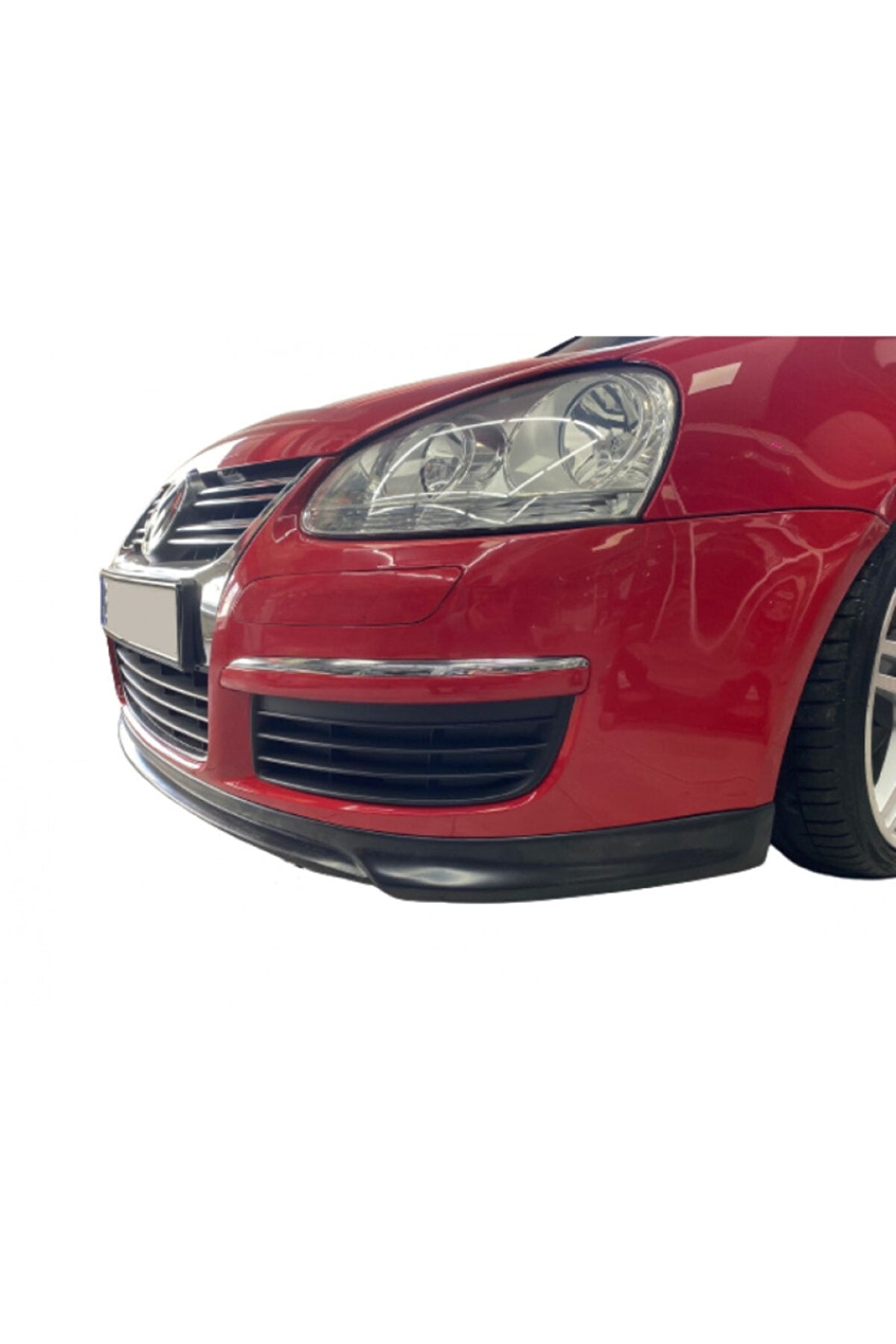 Votex Style Front Lip Splitter for Volkswagen VW Jetta MK5 (2006–2011) Unpainted unprimed – Durable Plastic Prefix