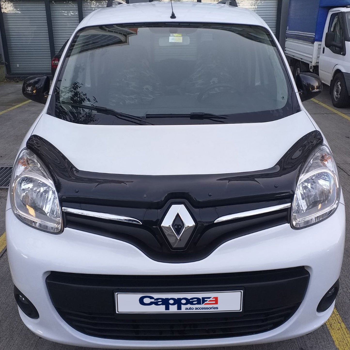 Front Hood Deflector for Renault Kangoo (2014–2021) – Bug Shield Spoiler Guard for Bonnet Protection