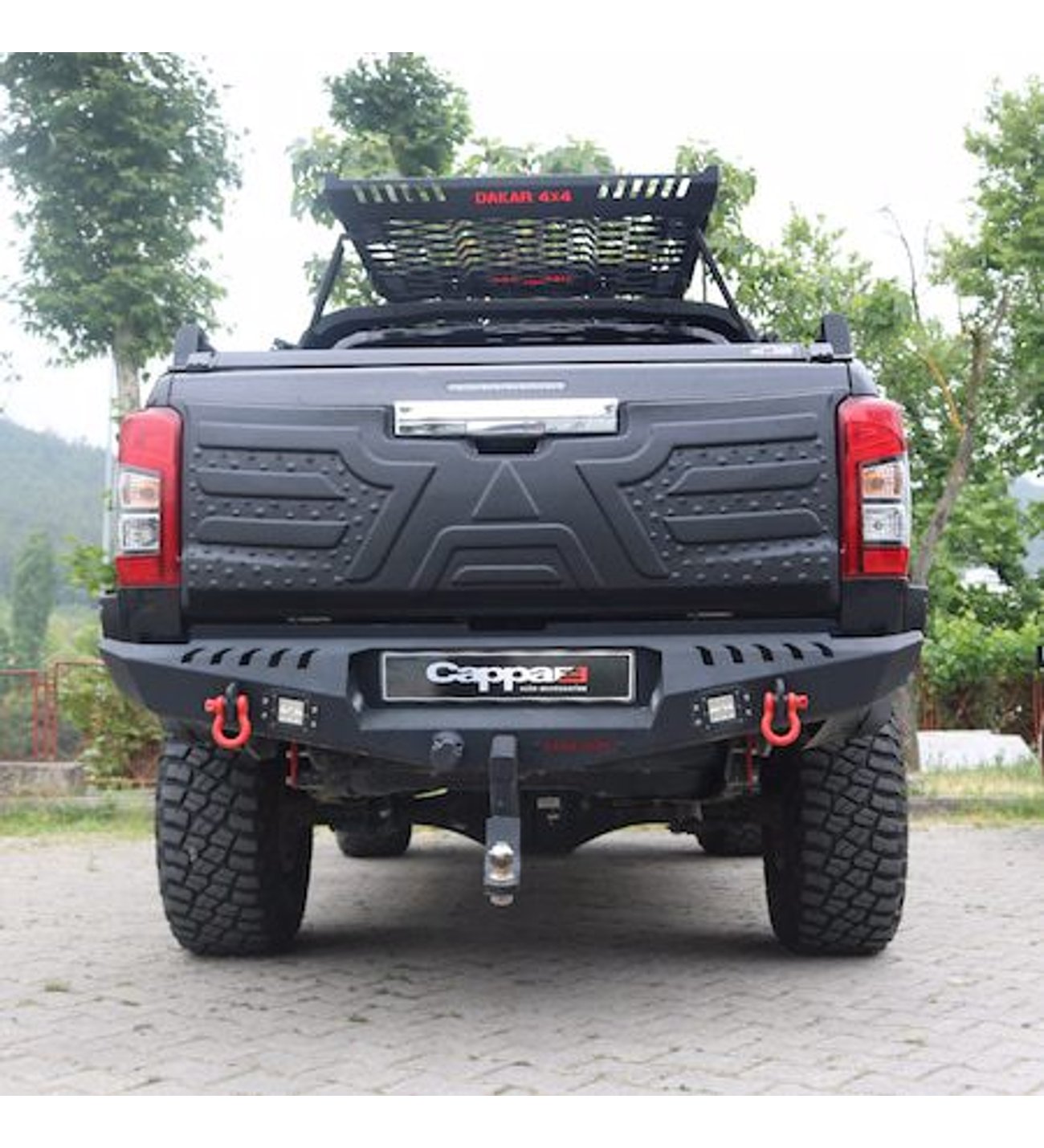 For Mitsubishi L200 Triton Rear Plate Top Cover Coating (2015–2019) – Durable Tailgate Protector
