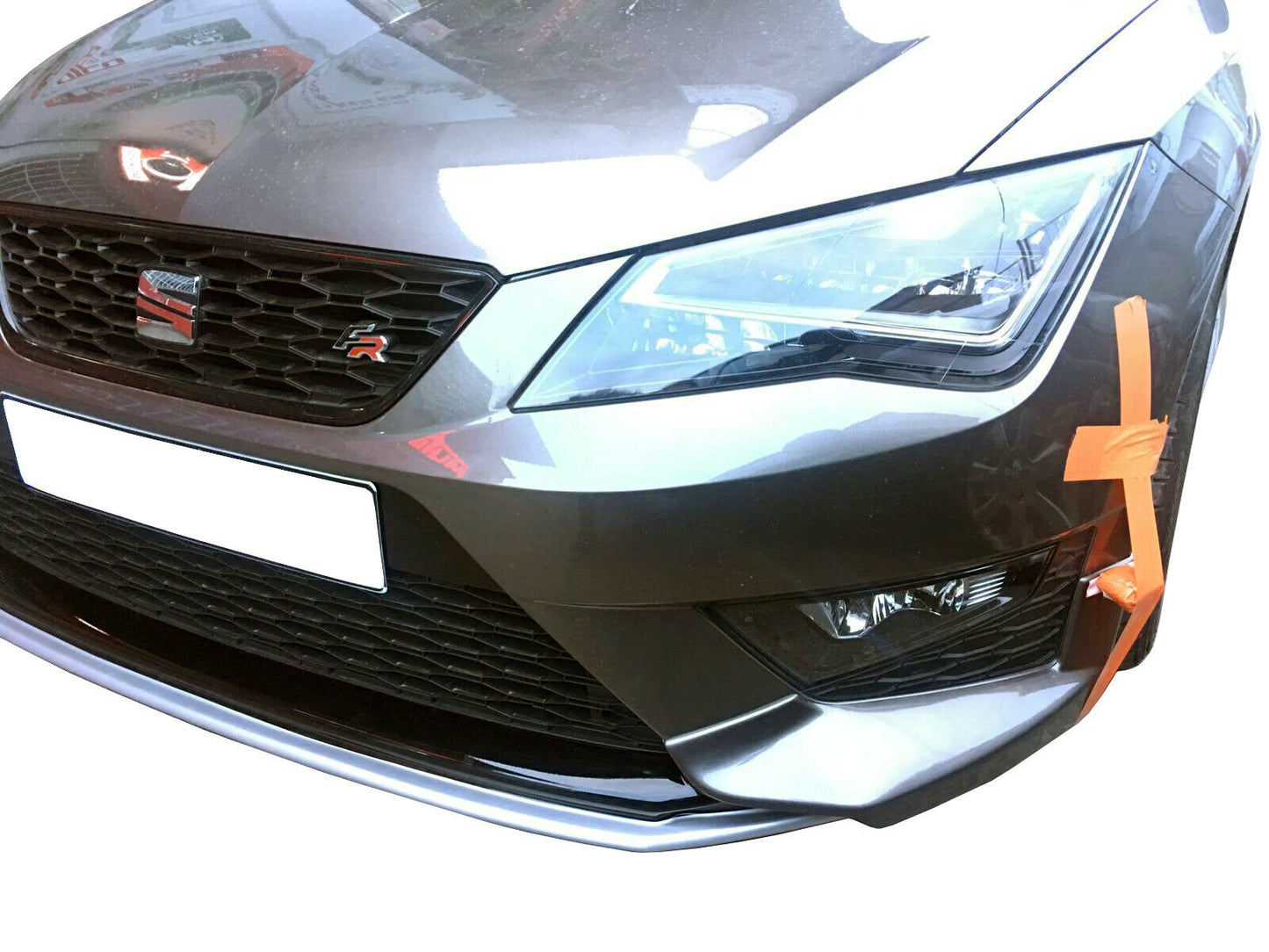 Dynamic Front Bumper Extension for Seat Leon MK3 - 5F (2013–2016) FR Style Unpainted Unprimed – Sporty Upgrade
