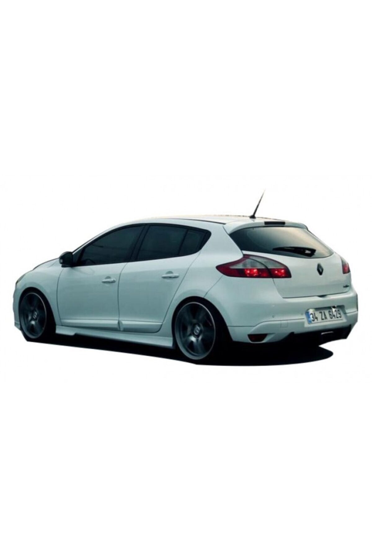 Team Sport Style Side Skirts (Right & Left) for Renault Megane 3 HB/Coupe (2009–2013) Unpainted Unprimed– ABS Plastic