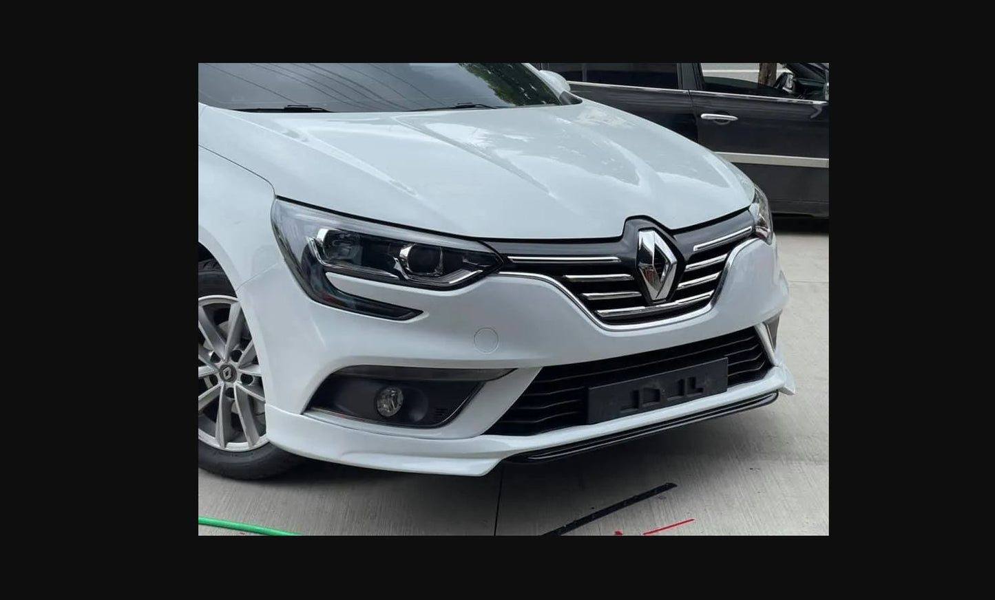 For Renault Megane 4 (2016-2020) ABT Style Front Bumper Lip Unpainted unprimed – Sporty Front Lip Spoiler