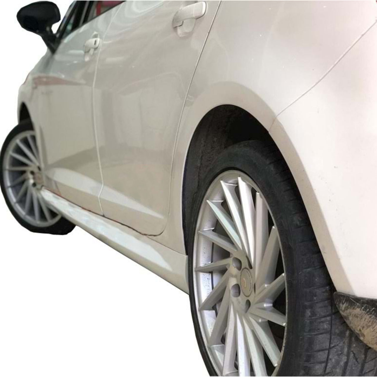 Unpainted Side Skirts Threshold Sill Trim for Seat Ibiza Mk5 (2017–2020) – Ultimate Custom Styling Upgrade