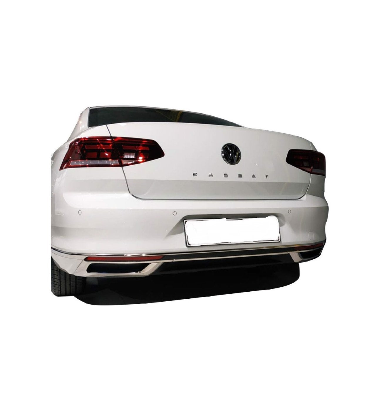 For Volkswagen Vw Passat B8.5 (2019–2021) Chrome Exhaust-Look Diffuser – High Quality