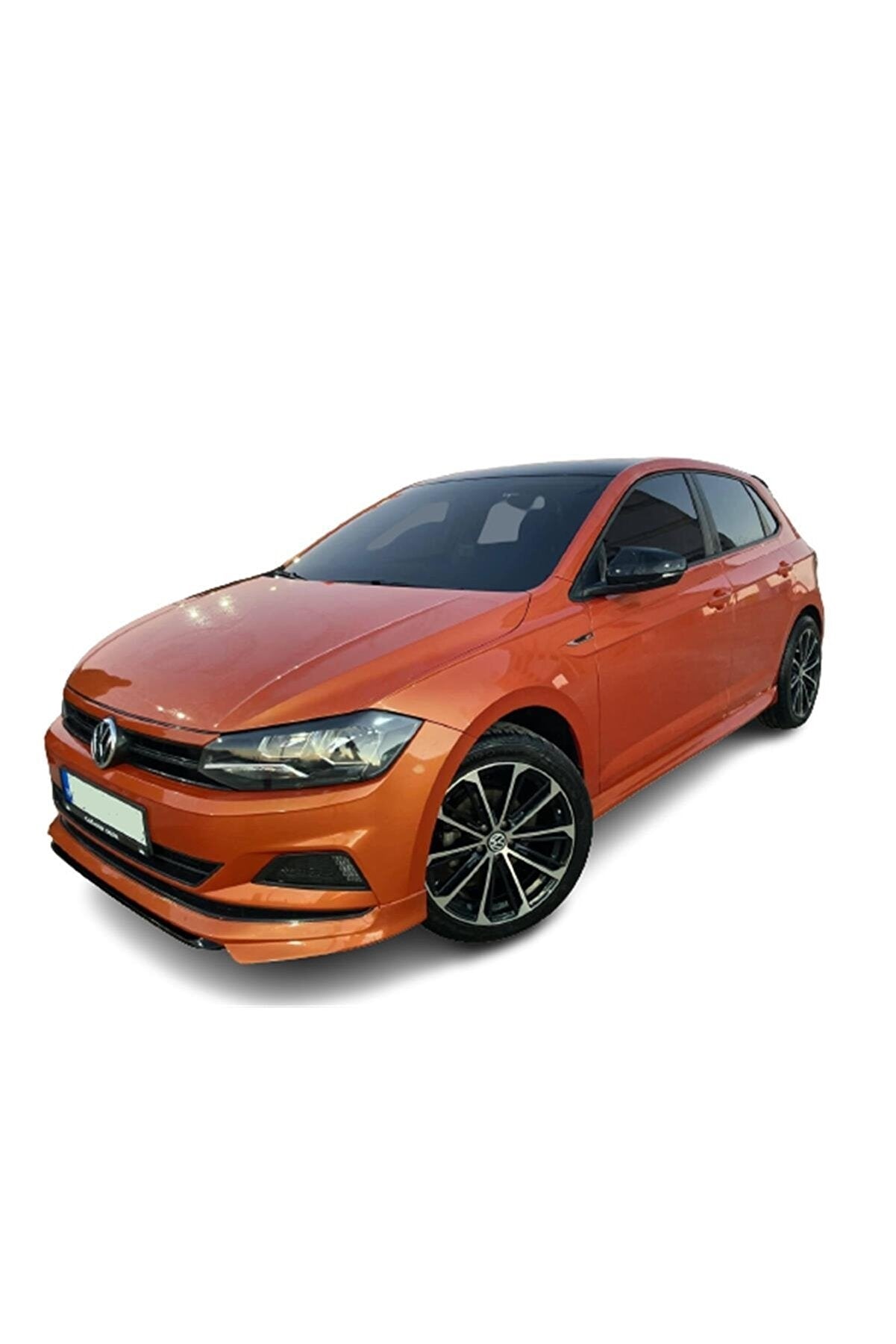 For VW Volkswagen Polo MK6 (2018–2020) Aero Style Side Skirt Set – ABS Plastic, Unpainted & Unprimed