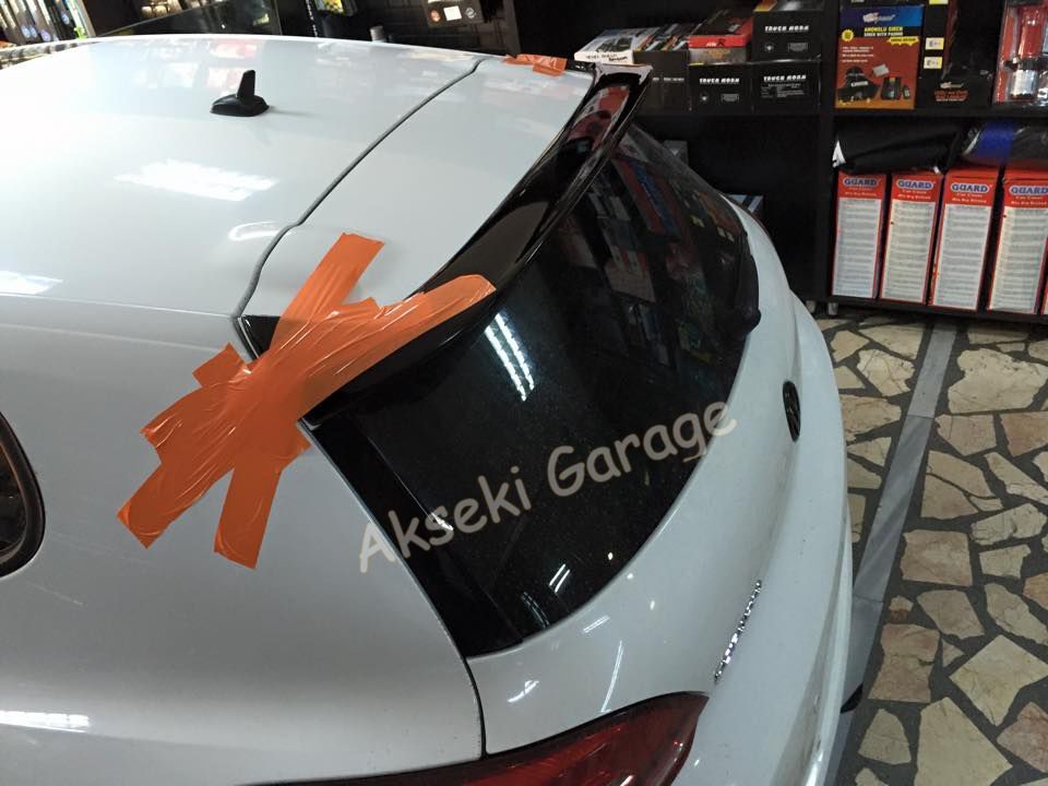 Unpainted & Unprimed Rear Spoiler Wing for Volkswagen Scirocco (2009–2014)