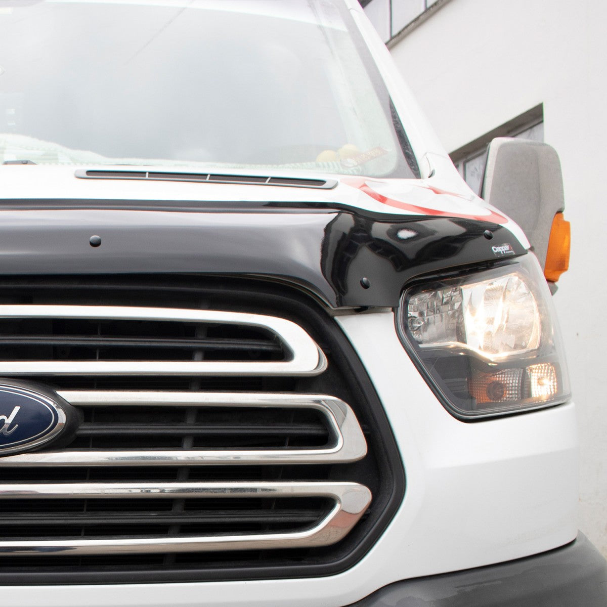 For Ford Transit 2014–2025 Front Hood Protector – Bug Shield Edge Deflector Guard