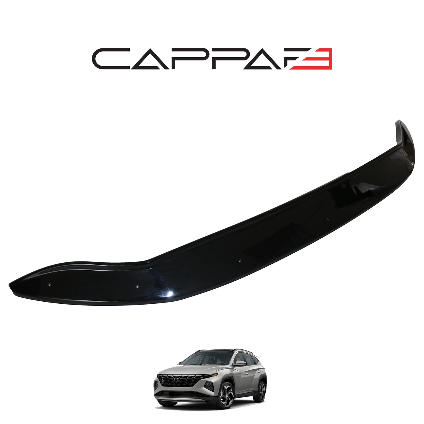 For Hyundai Tucson Front Hood Protection Spoiler – Bug Shield & Hood Deflector Guard (2021–2026)