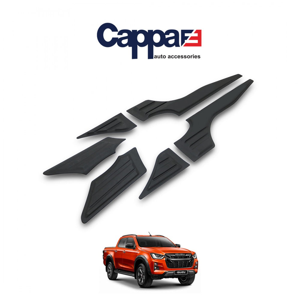 For Isuzu D-Max 2021–2026 Bat Side Door Cover & Hood Protector – 6-Piece Custom Guard Kit