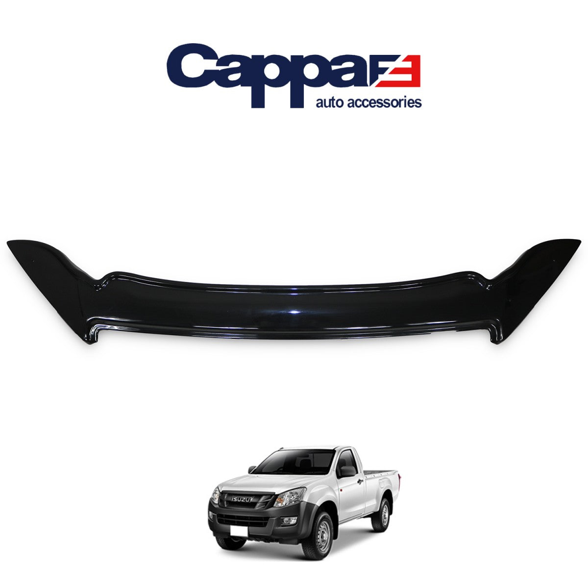 For Isuzu D-Max 2012–2019 Front Hood Deflector – Bug Shield Hood Spoiler Guard