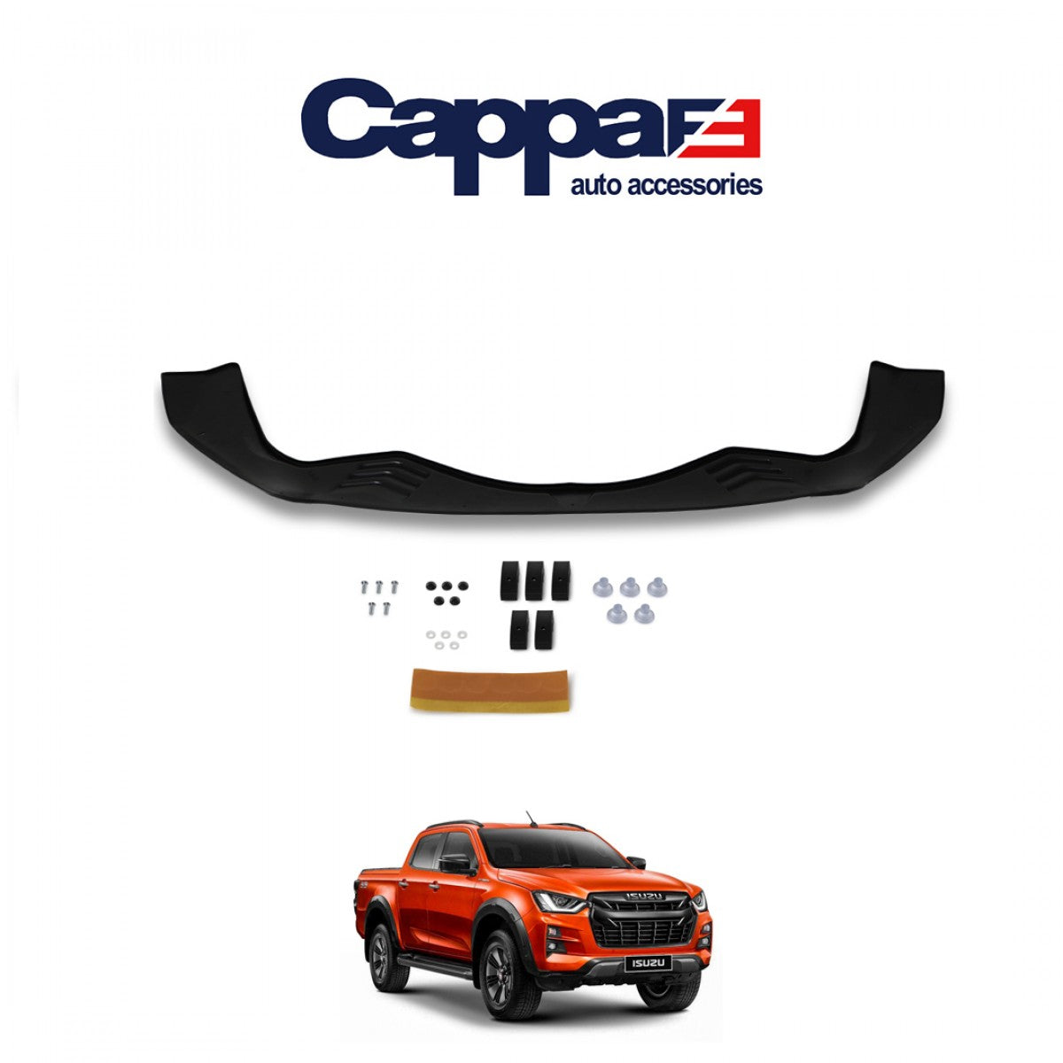For Isuzu D-Max 2021+ Bat Style Hood Deflector – Front Hood Spoiler Bug Shield Guard