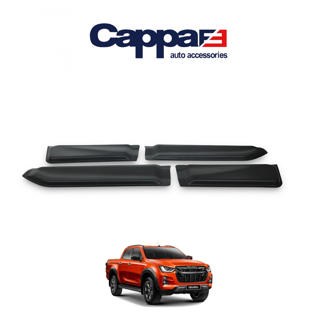 For Isuzu D-Max Side Door & Hood Protector Kit – 4-Piece Heavy-Duty Guard Set (2021 - 2026)