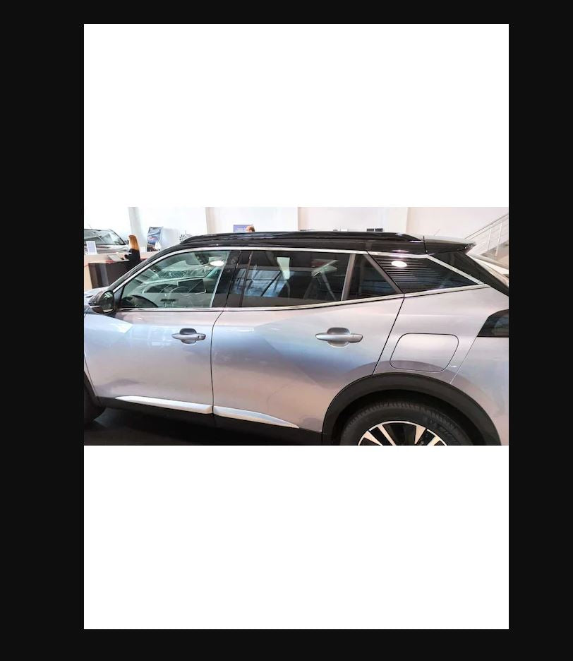 12PCS Chrome Window Trim Kit for Peugeot 2008 (2019–2025) – Full Frame Stainless Steel Styling Upgrade