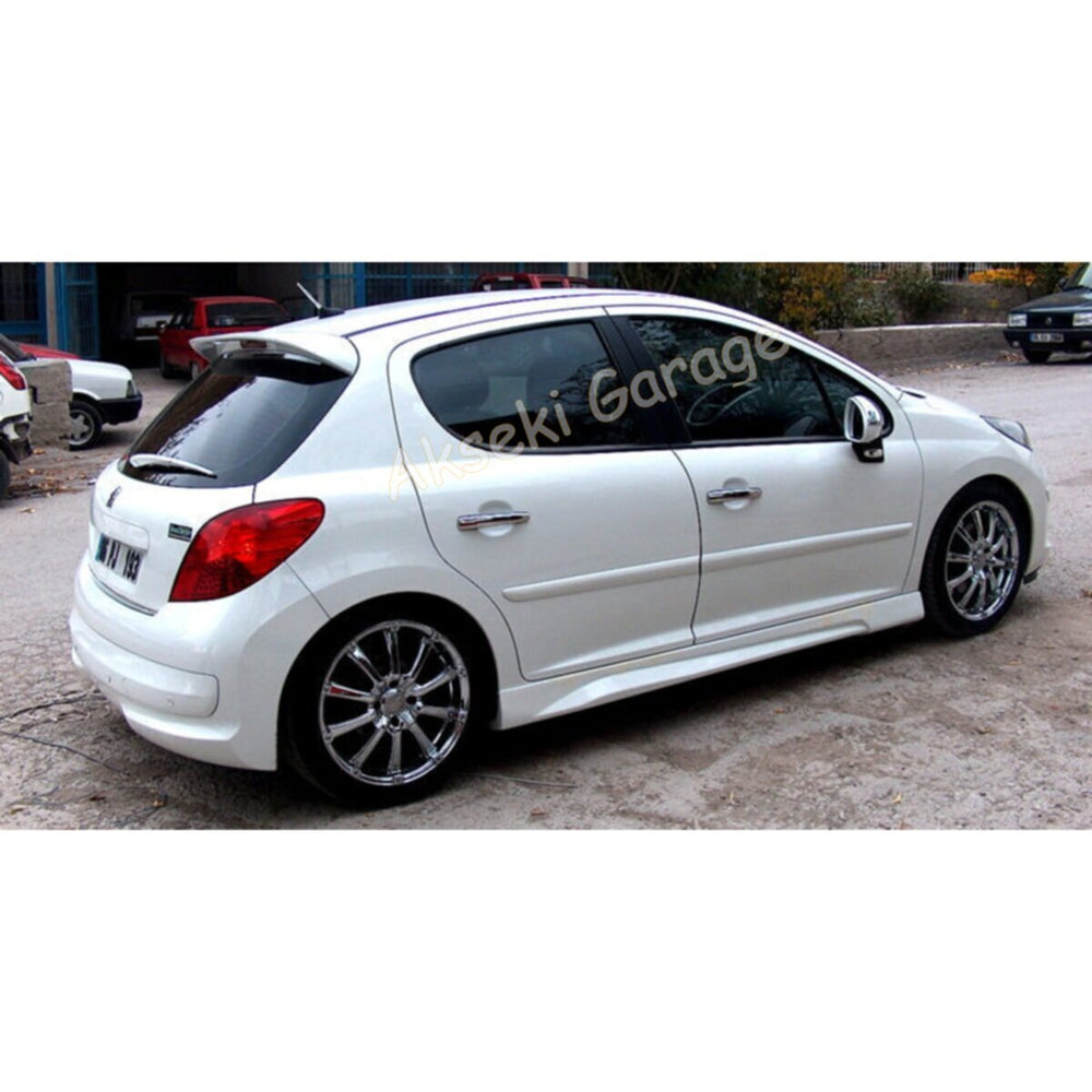 RC Style Rear Spoiler for Peugeot 207 (2006–2012) – Unpainted & Unprimed Sport Wing