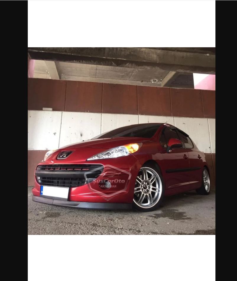 
                  
                    Flexible H Lip Front Splitter for Peugeot 207 (2006–2014) – 2-Piece Under Bumper Spoiler
                  
                