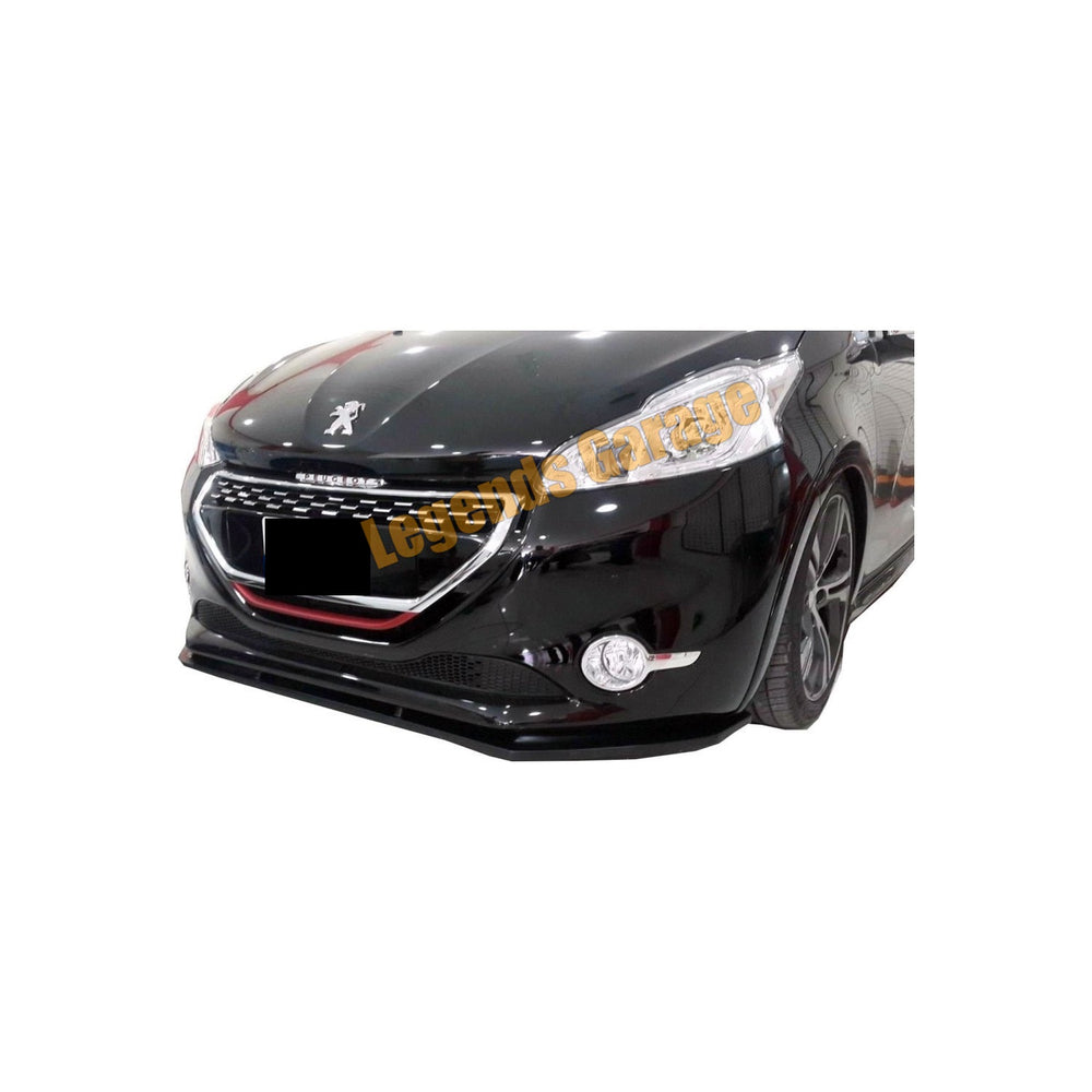Front Bumper Lip Spoiler for Peugeot 208 (2012–2020) – Sporty Splitter Attachment