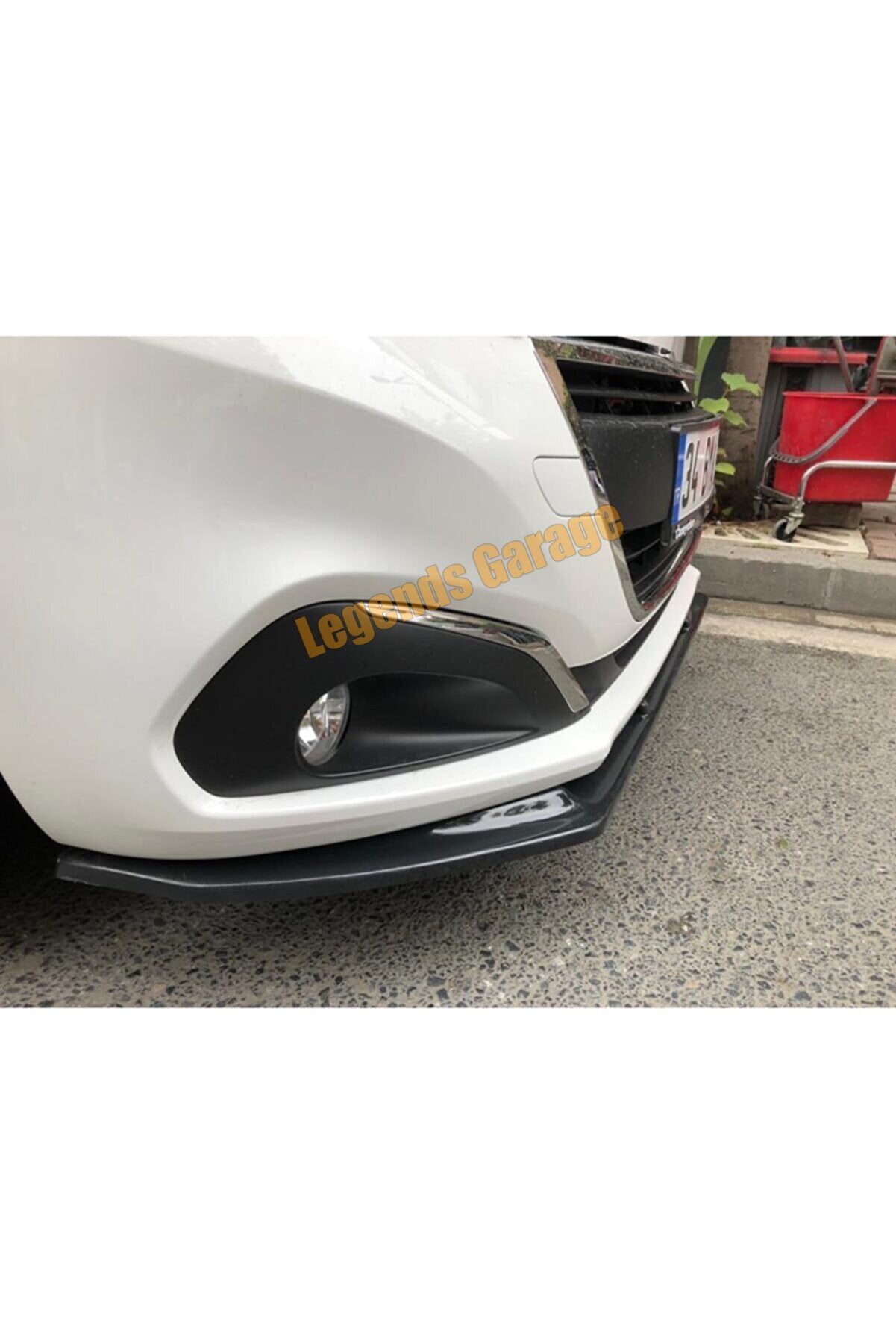 Front Bumper Lip Spoiler for Peugeot 208 (2012–2020) – Sporty Splitter Attachment